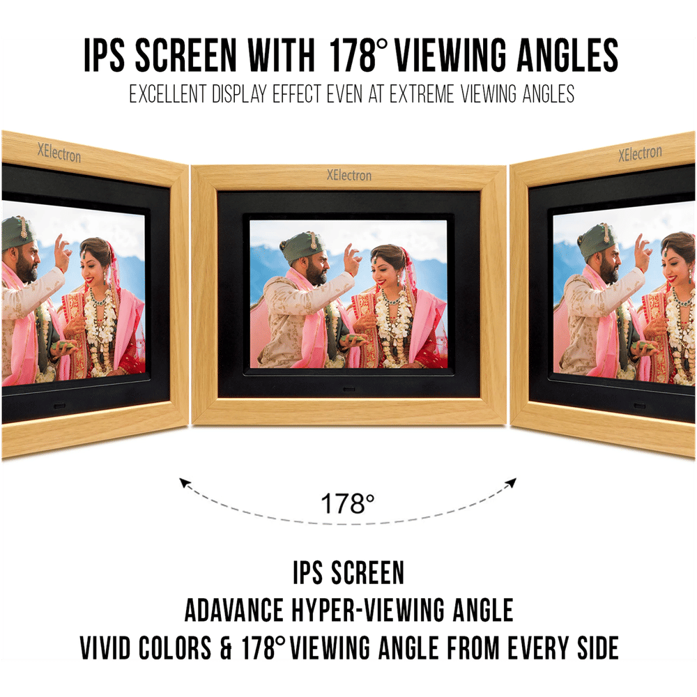 Buy XElectron 20.32cm (8 Inches) Digital Photo Frame (IPS Display